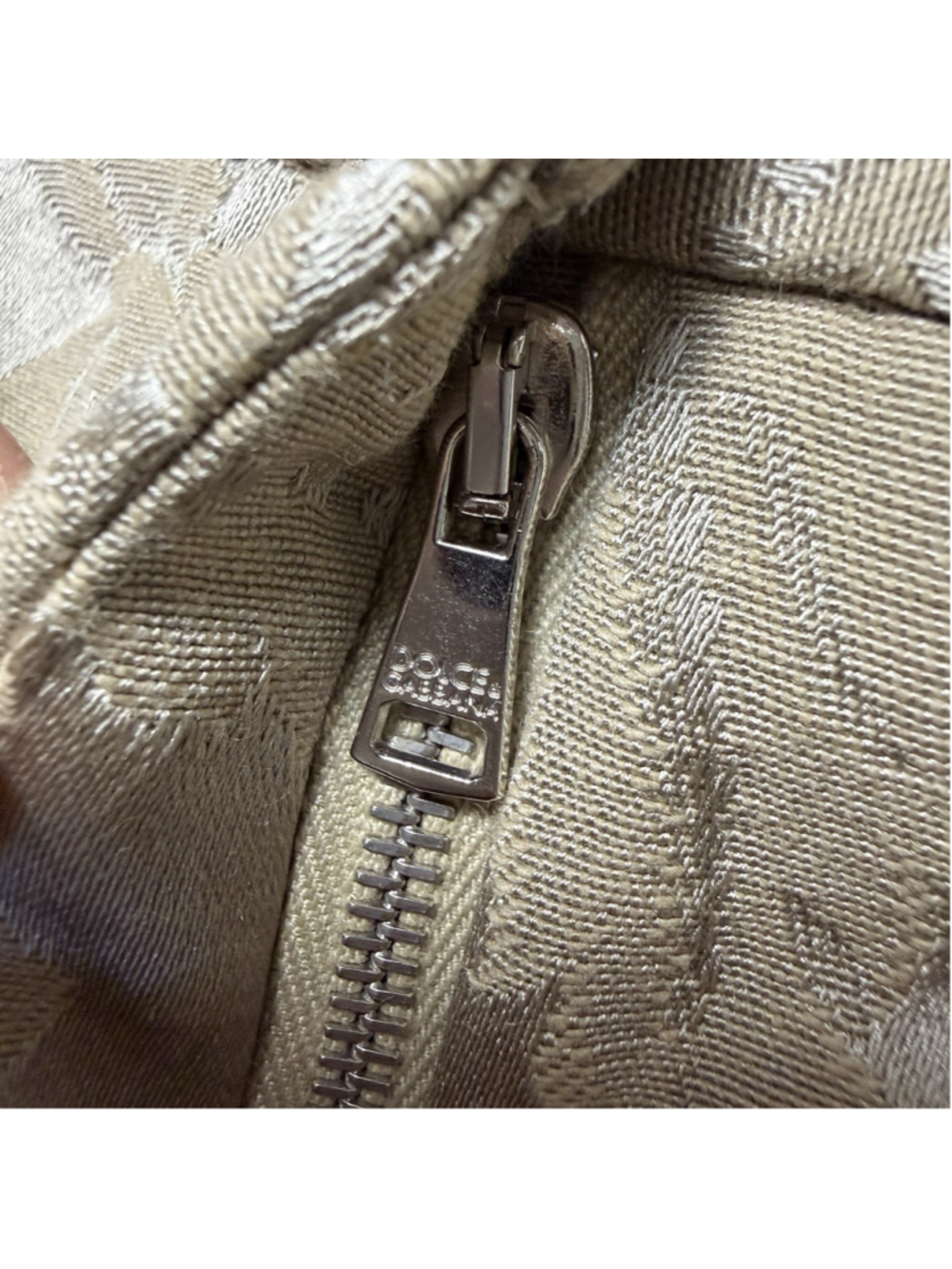 Dolce & Gabbana Womens Floral Jacquard Beige Tan Flare Pants Trousers 40/4 EUC - Picture 9 of 9